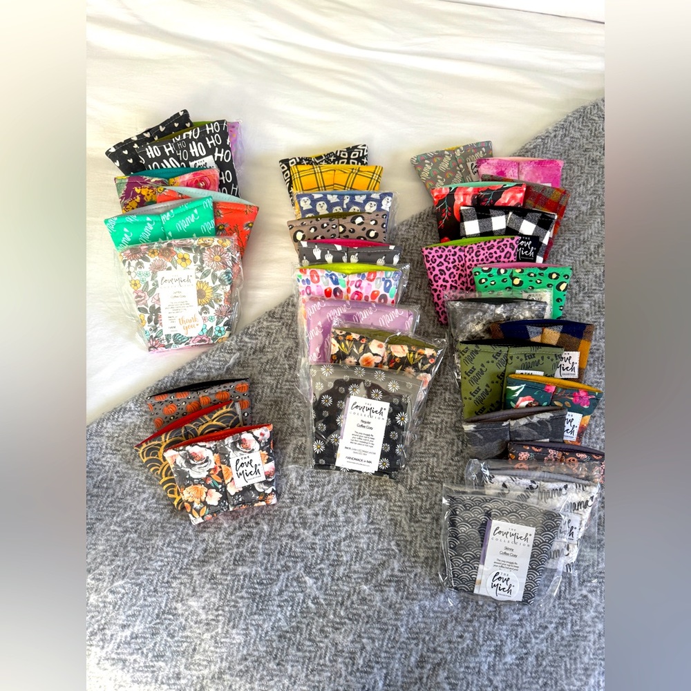 Love Mich coffee cozies LOT of 34